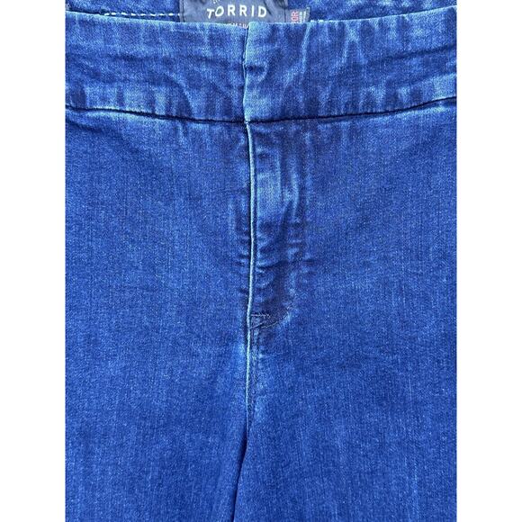 Torrid Premium Trouser Ankle Skinny Jeans Womens Size 20R Dark Wash - Picture 3 of 16